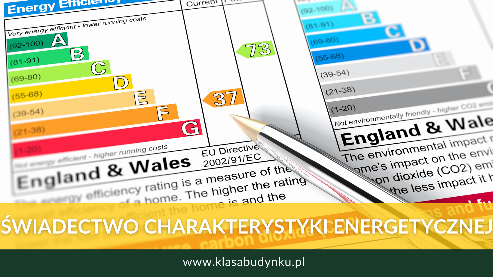 Przykład świadectwa charakterystyki energetycznej