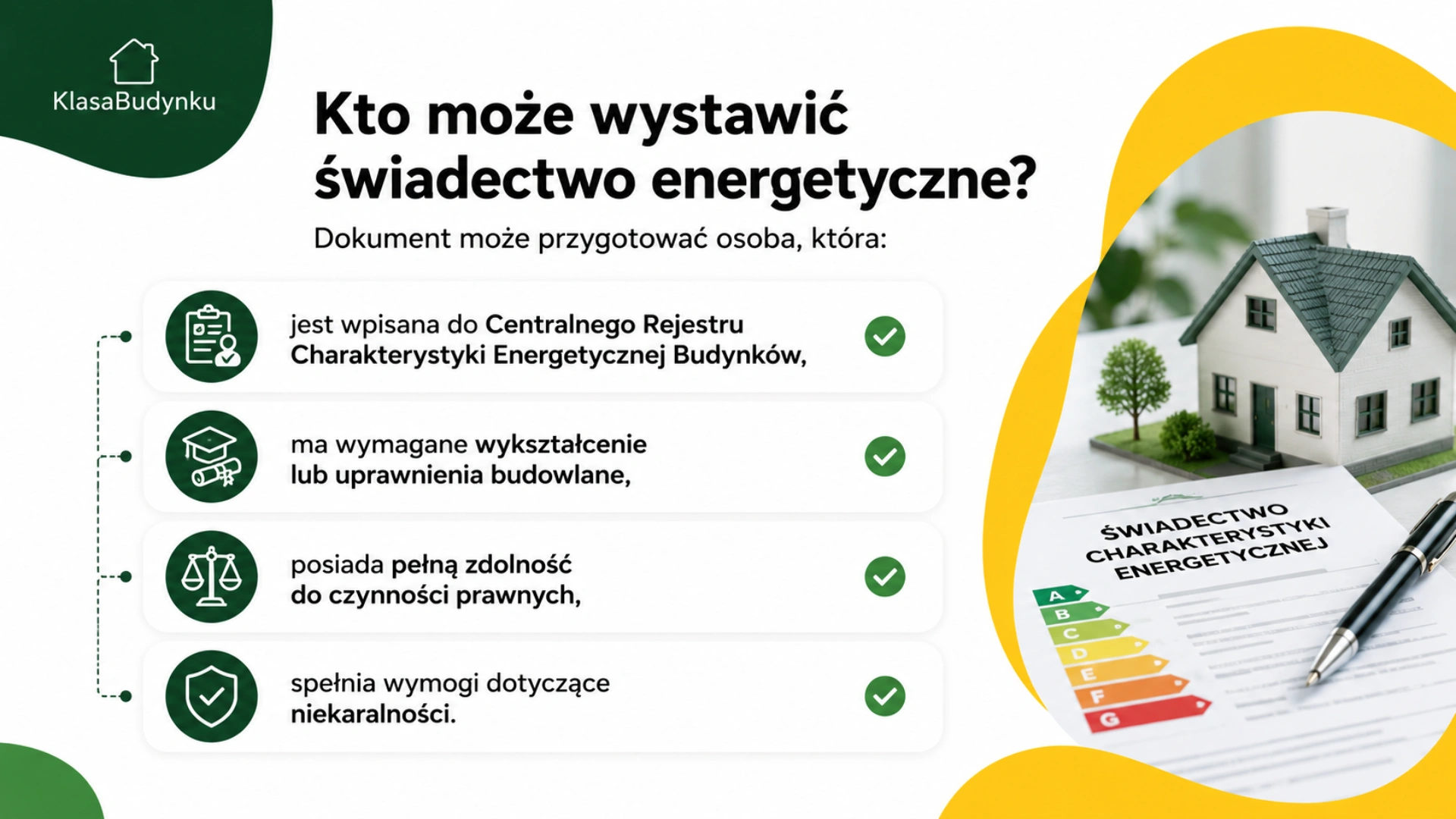 Kto może wystawić świadectwo energetyczne?