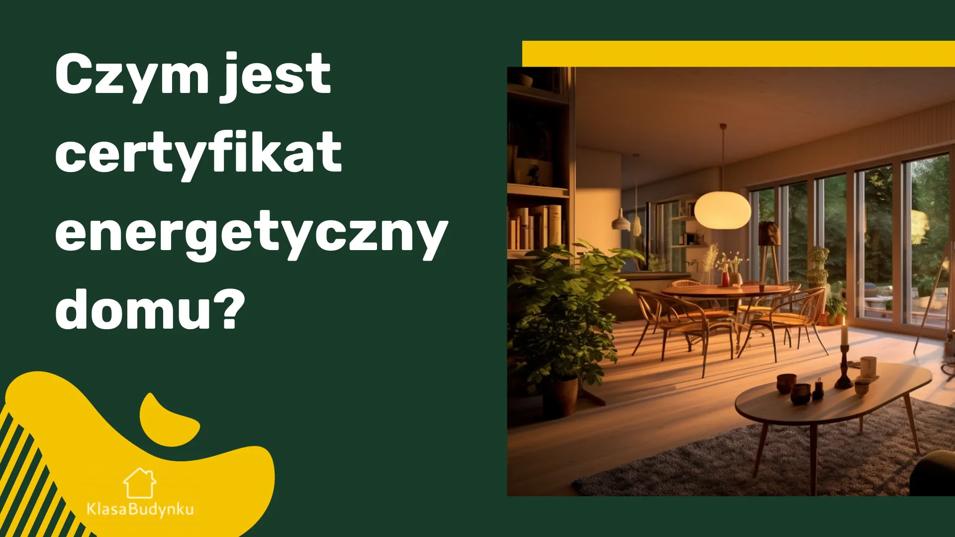 Czym jest certyfikat energetyczny domu?