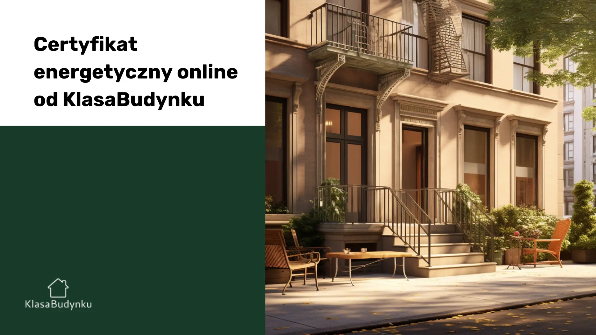 Certyfikat energetyczny online od KlasaBudynku