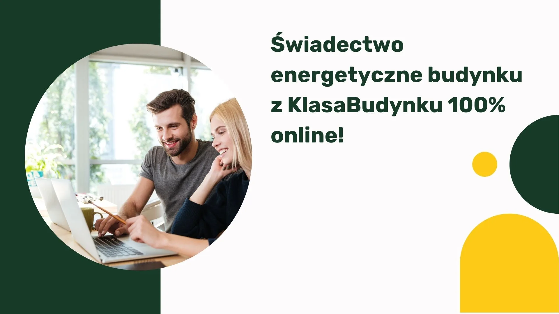 Świadectwo energetyczne budynku z KlasaBudynku 100% online!