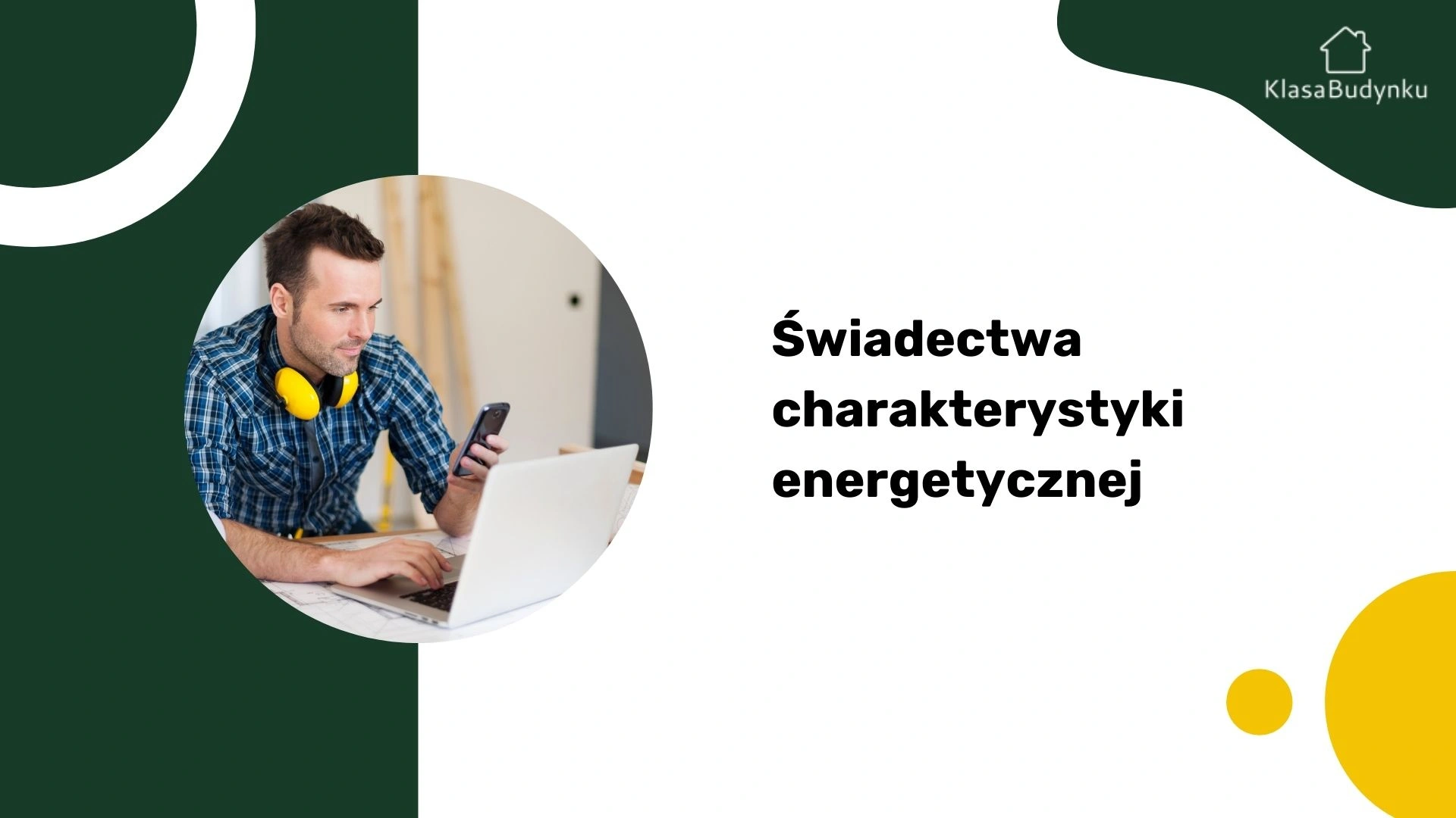 Świadectwa charakterystyki energetycznej