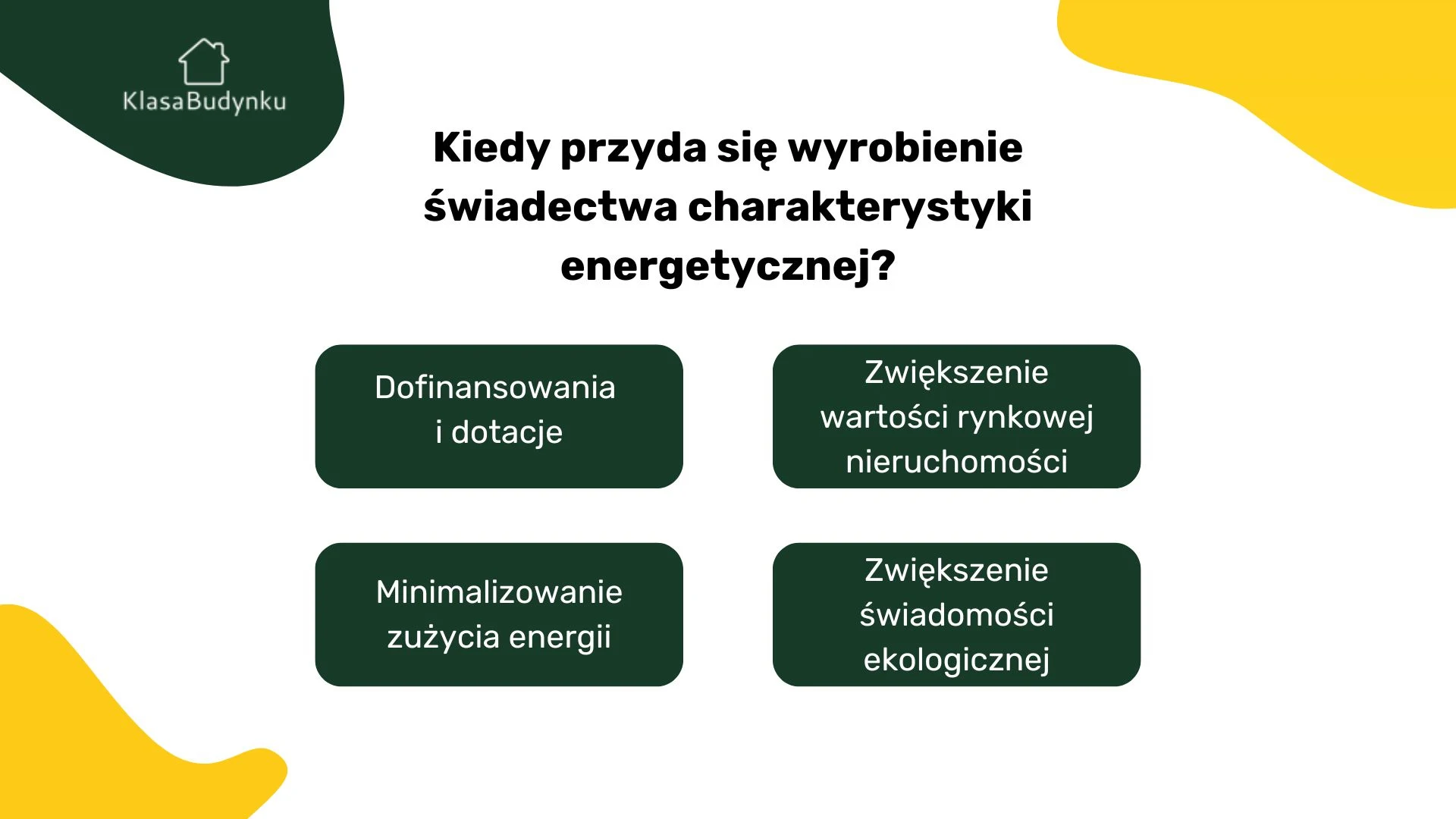 Kiedy przyda się wyrobienie świadectwa charakterystyki energetycznej?